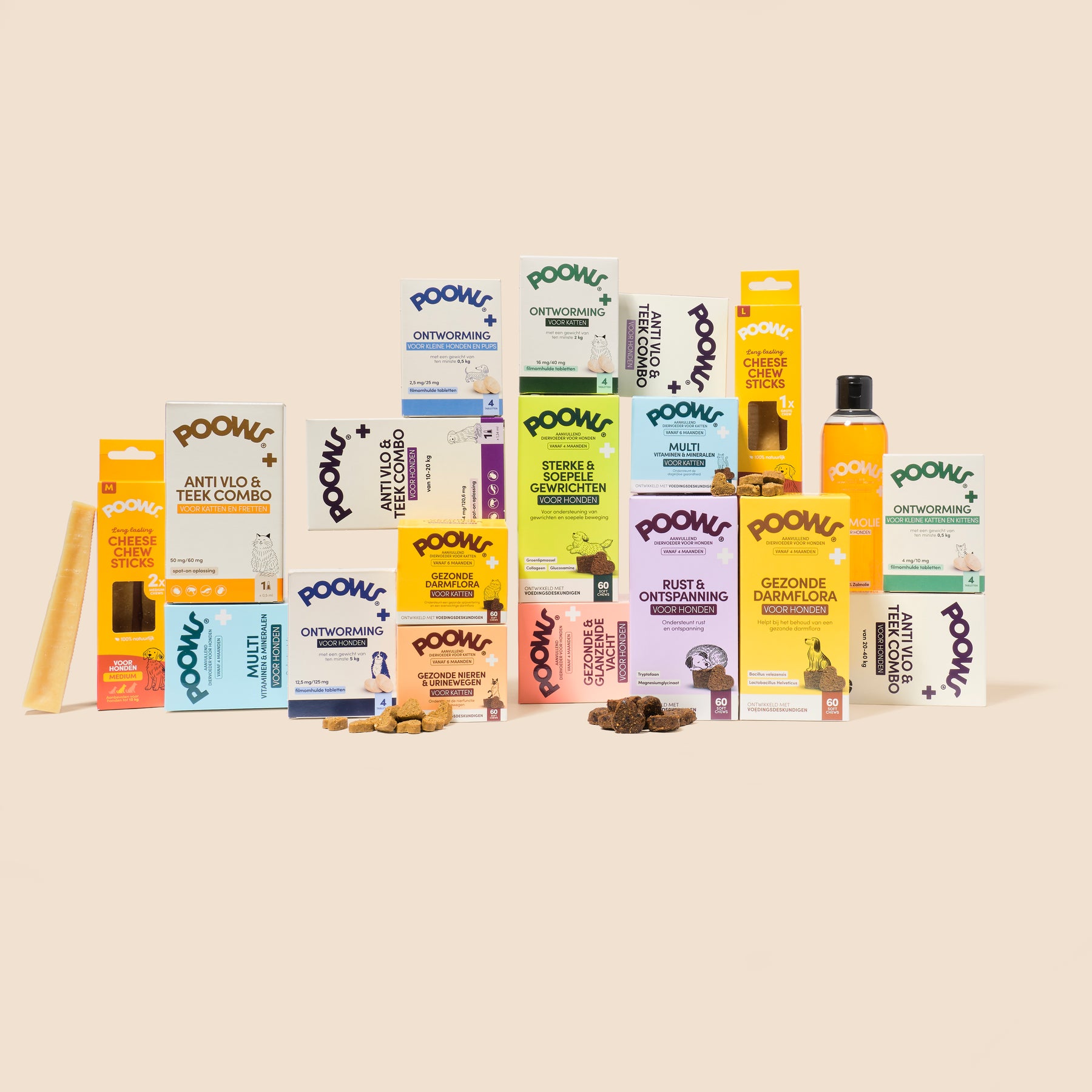 Poows supplementen collectie — Dagelijkse Basis voor honden